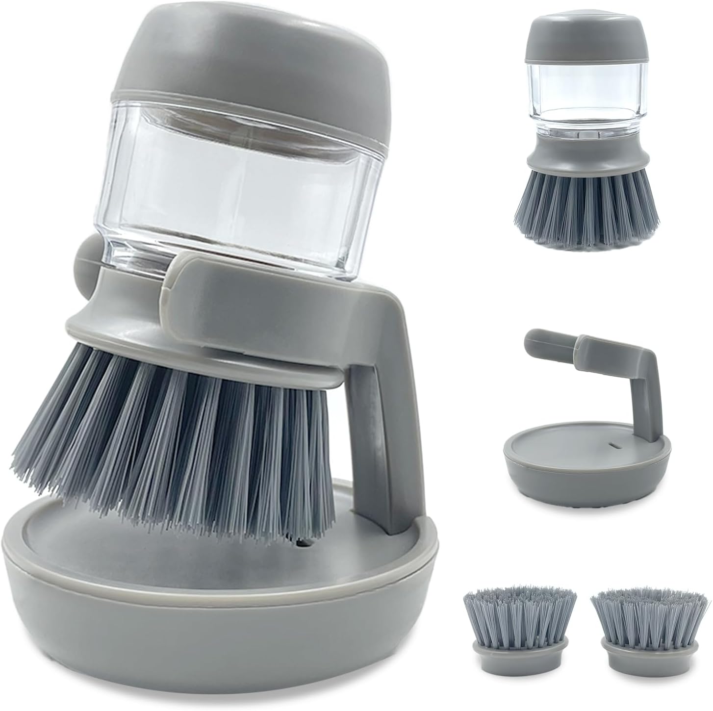 Dish Soap Dispensing Scrub Brush